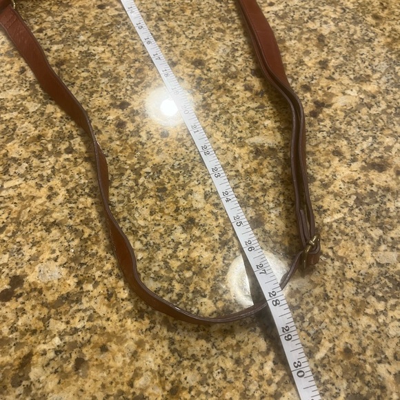 Margot Brown Soft Leather Crossbody Bag Purse Travel Boho - Picture 8 of 13